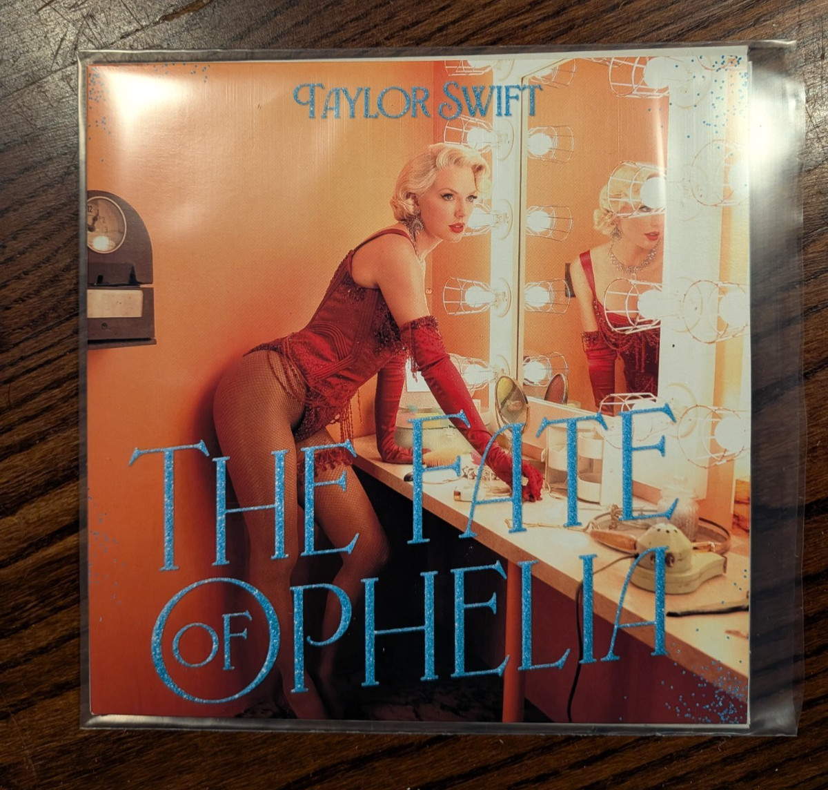 Taylor Swift – The Fate Of Ophelia – 7″ Orange Gold Glitter Vinyl Record Single