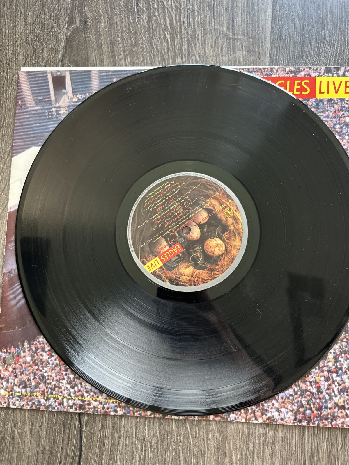 The Eagles Live 1980 Vinyl – Two Record Set – BB-705 – Original Sleeves & Poster