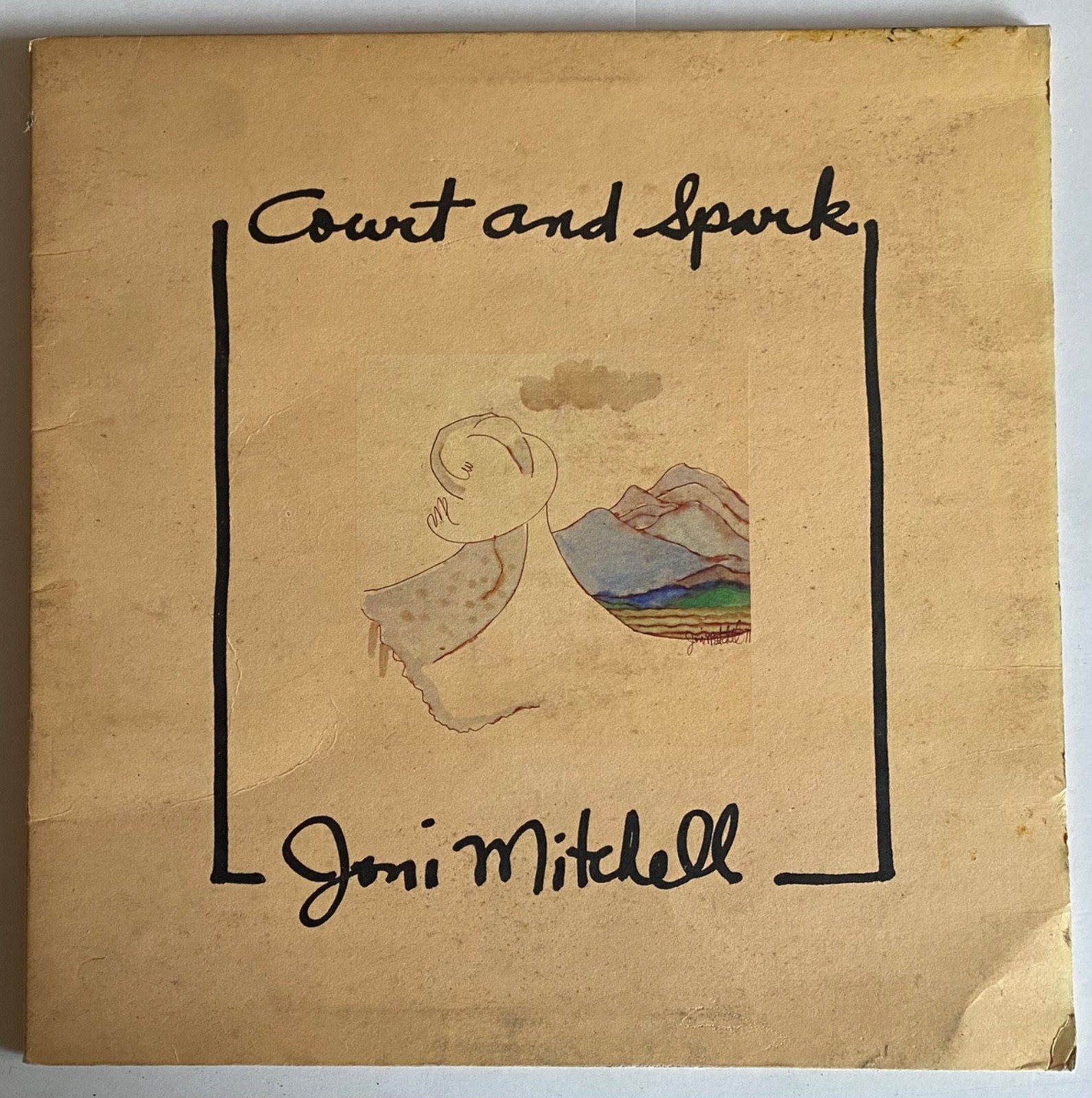 Joni MitchellCourt & Spark Vinyl LP Gatefold 1973 UK pressing Asylum K 53002 VG