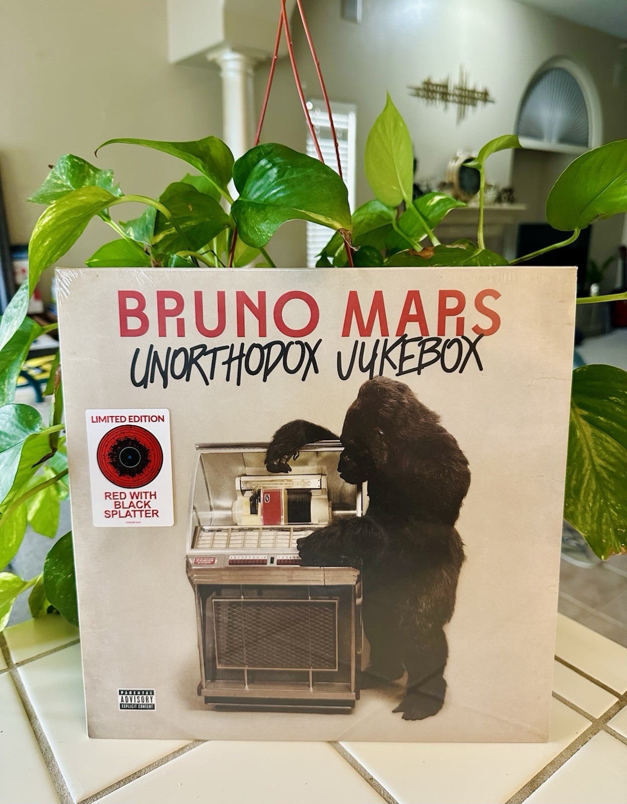 BRUNO MARS Unorthodox Jukebox LP RED Splatter EU Vinyl 2024 Brand NEW SEALED!!**