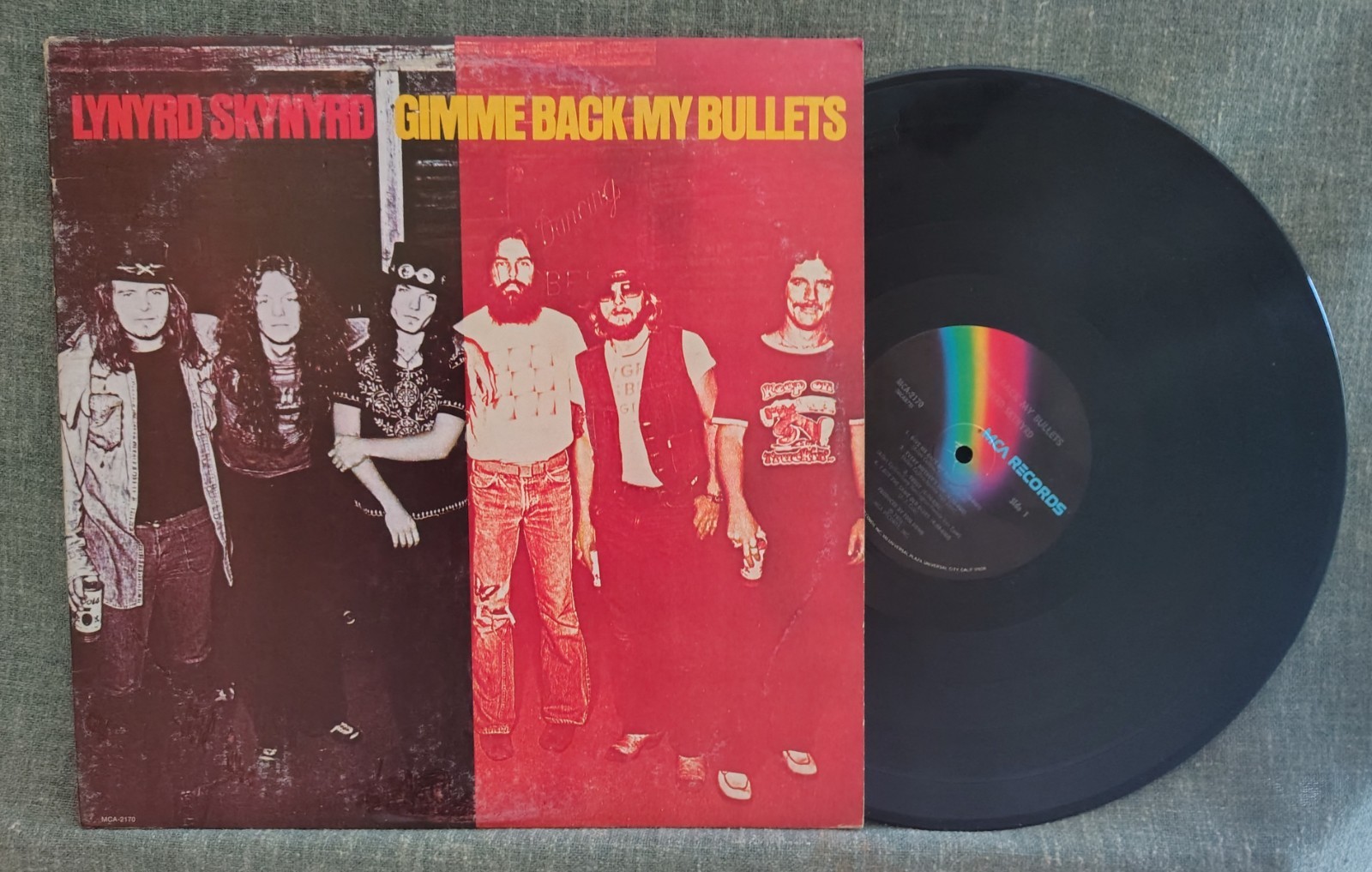 LYNYRD SKYNYRD ❤️💛 Gimme Back My Bullets Vinyl LP 1976 MCA Records Album VG/VG+