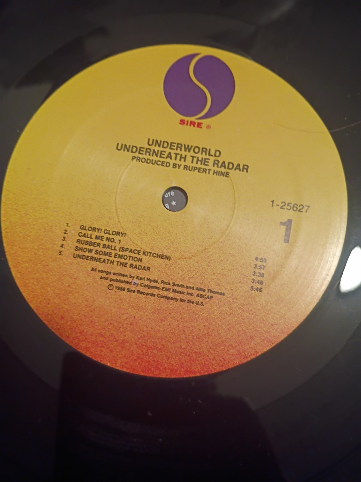Underneath the Radar by Underworld (Sire Records USA) Cover VG LP & Sleeve NM