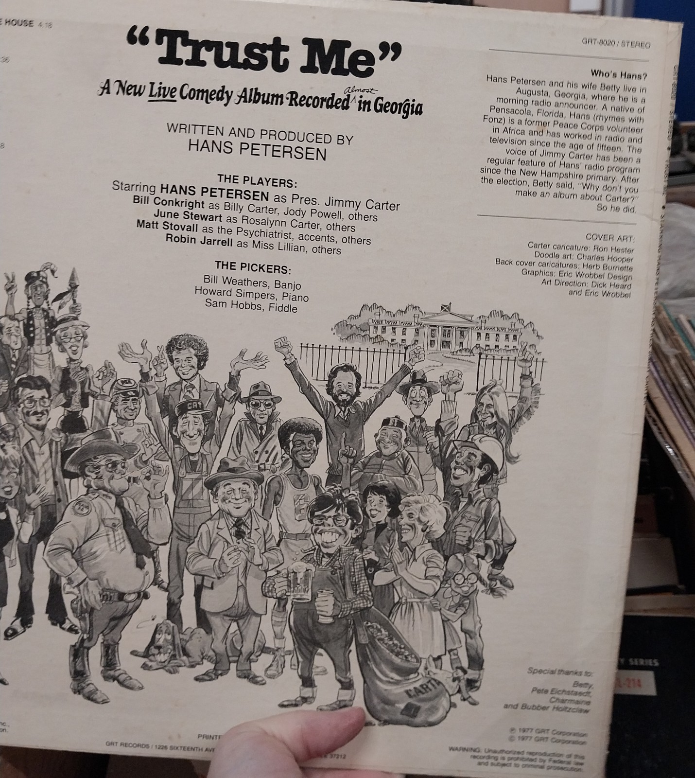 Trust Me Comedy Vinyl Record