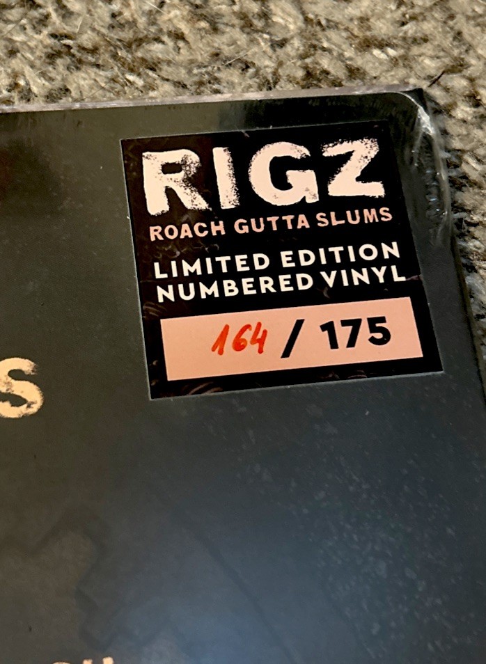RIGZ Roach Gutta Slums LP Picture Disc Vinyl 164/175 Da Cloth Mooch M.A.V SEALED