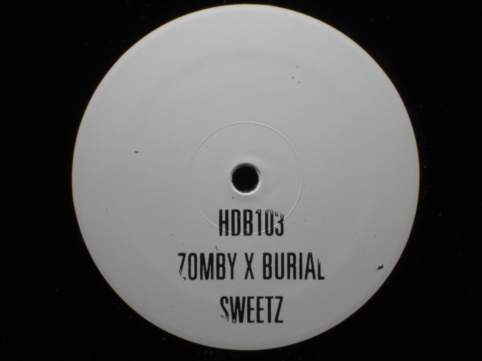 Zomby X Burial – Sweetz 10″ Vinyl Single-Sided NM