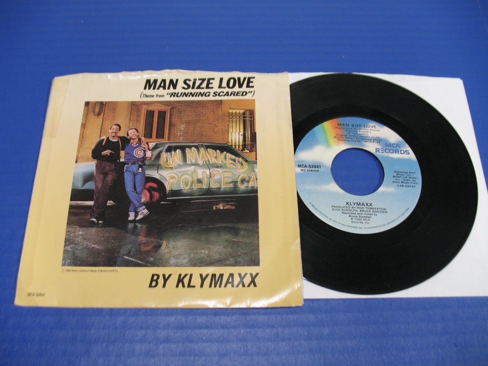KLYMAXX – Man Size Love -80s Dance Pop 45 w/PS VG VINYL Freestyle