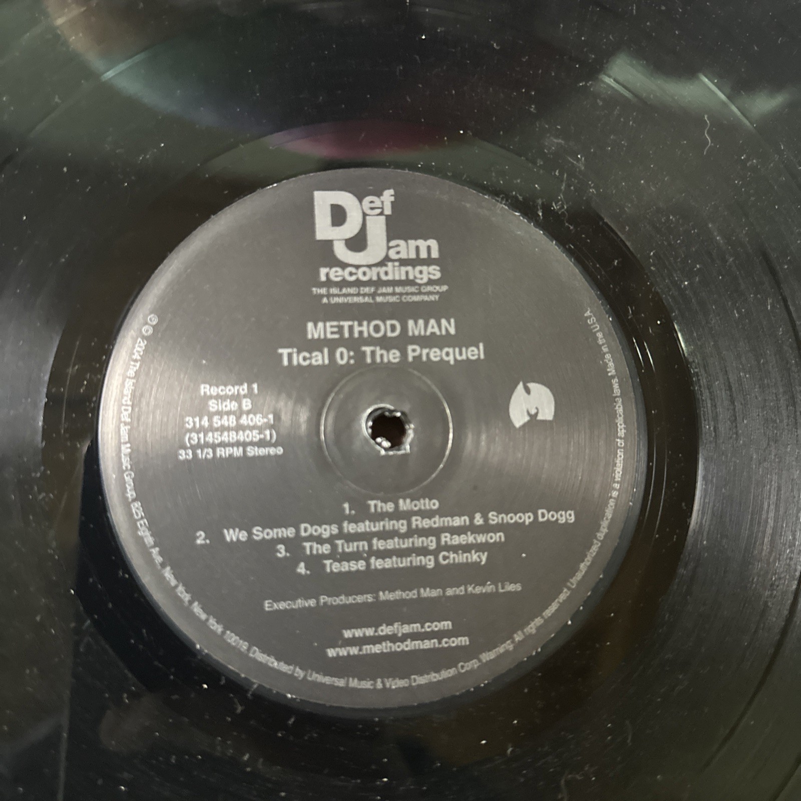 Method Man – Tical 0: The Prequel (2LP, 2004, Rza, Busta Rhymes, Redman, Insert)