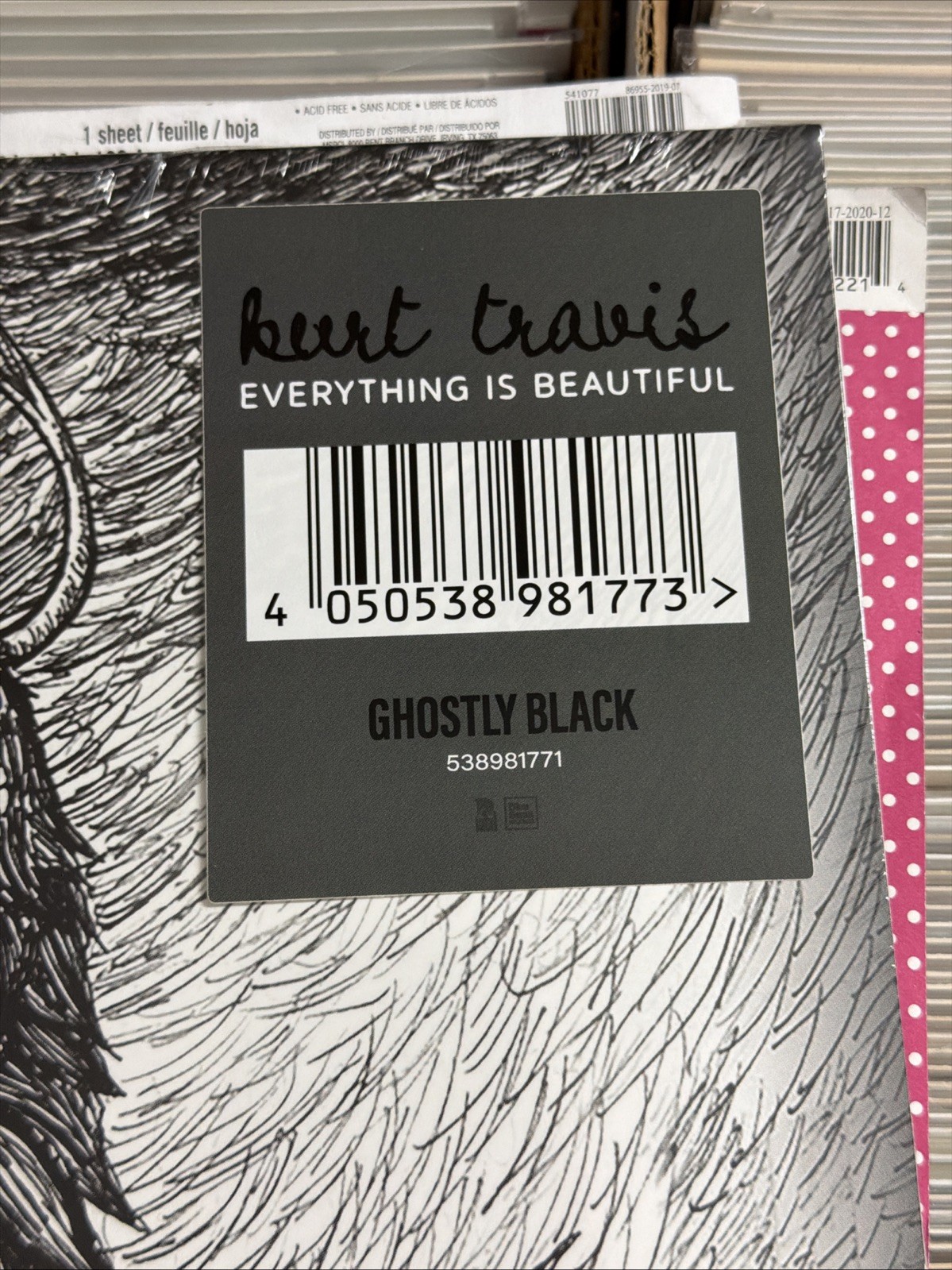 KURT TRAVIS EVERYTHING IS BEAUTIFUL GHOSTLY BLACK VINYL /550 dance gavin dance