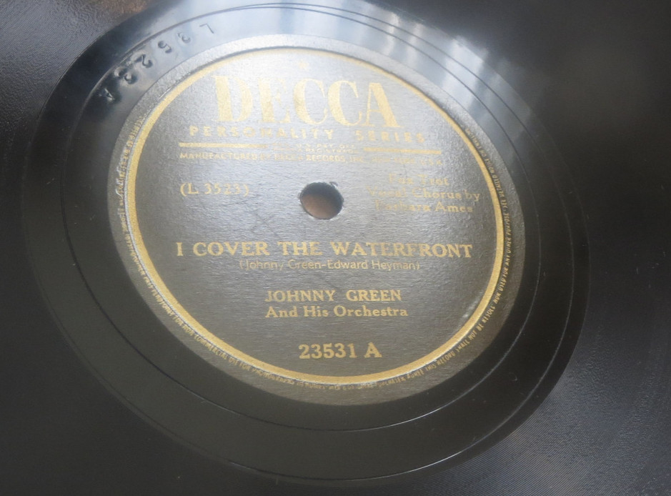 Johnny Green – I Cover the Waterfront / Coquette (1946) Decca 78, high-grade EX