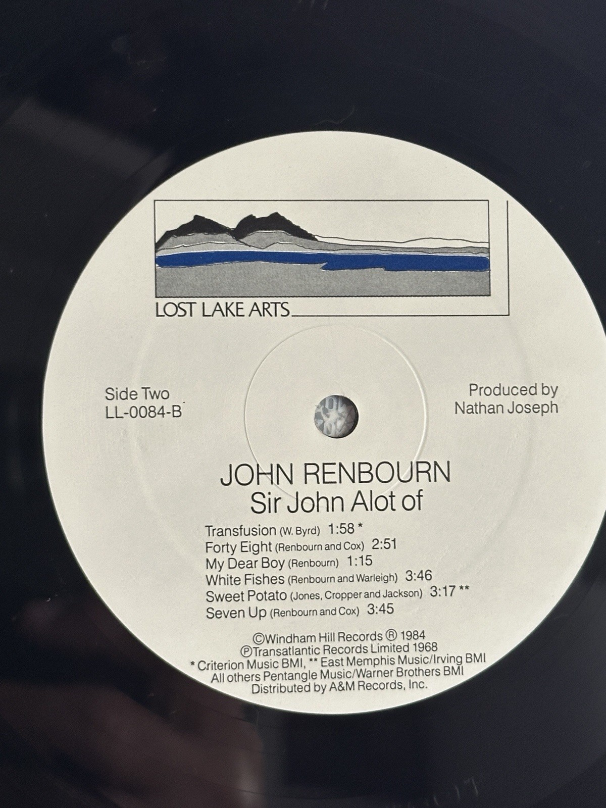 John Renbourn – Sir John Alot Of Merrie EX/VG 1984 Ultrasonic Clean Vinyl