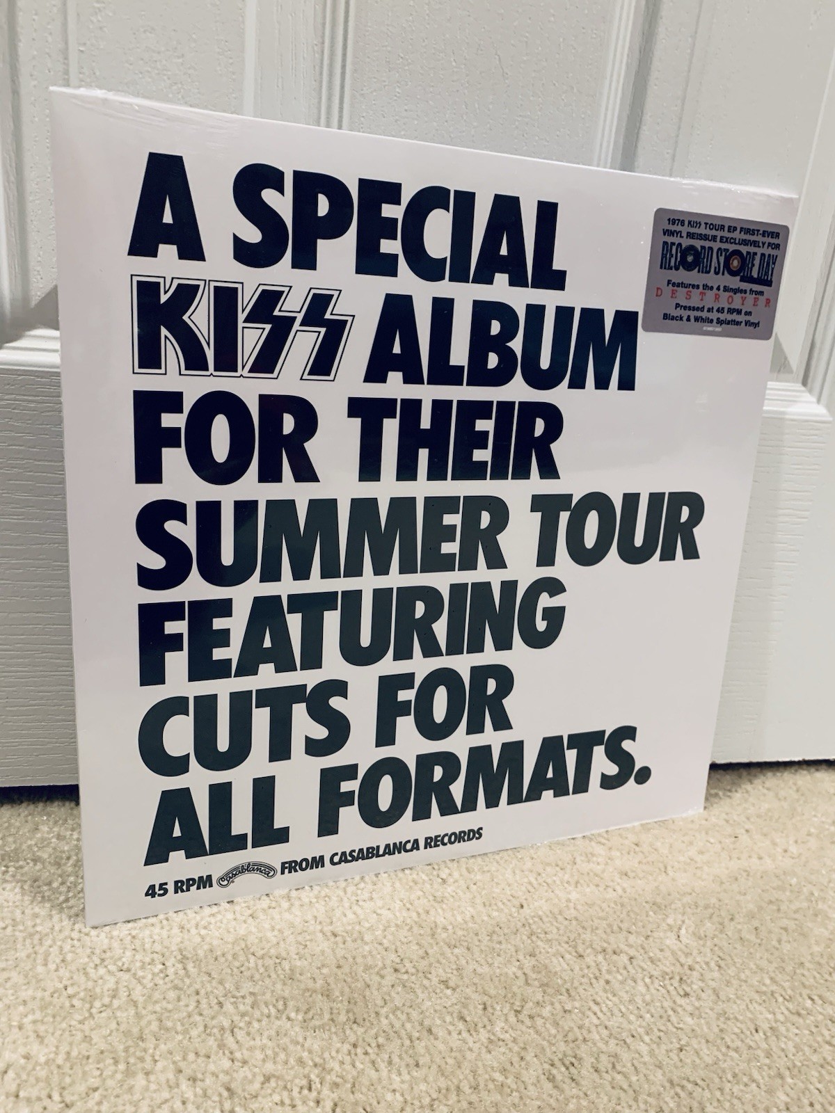 KISS A Special KISS Tour LP Splatter Vinyl RSD 2026 Record Store Day SEALED