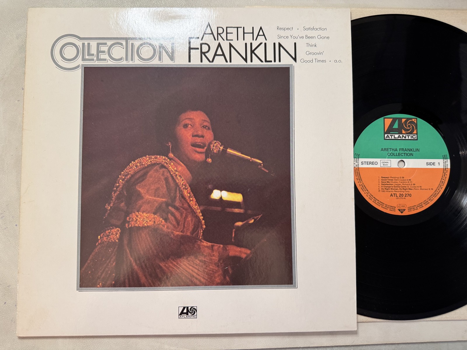 Aretha Franklin – Collection (LP, Comp) 1982 Atlantic ATL 20 270