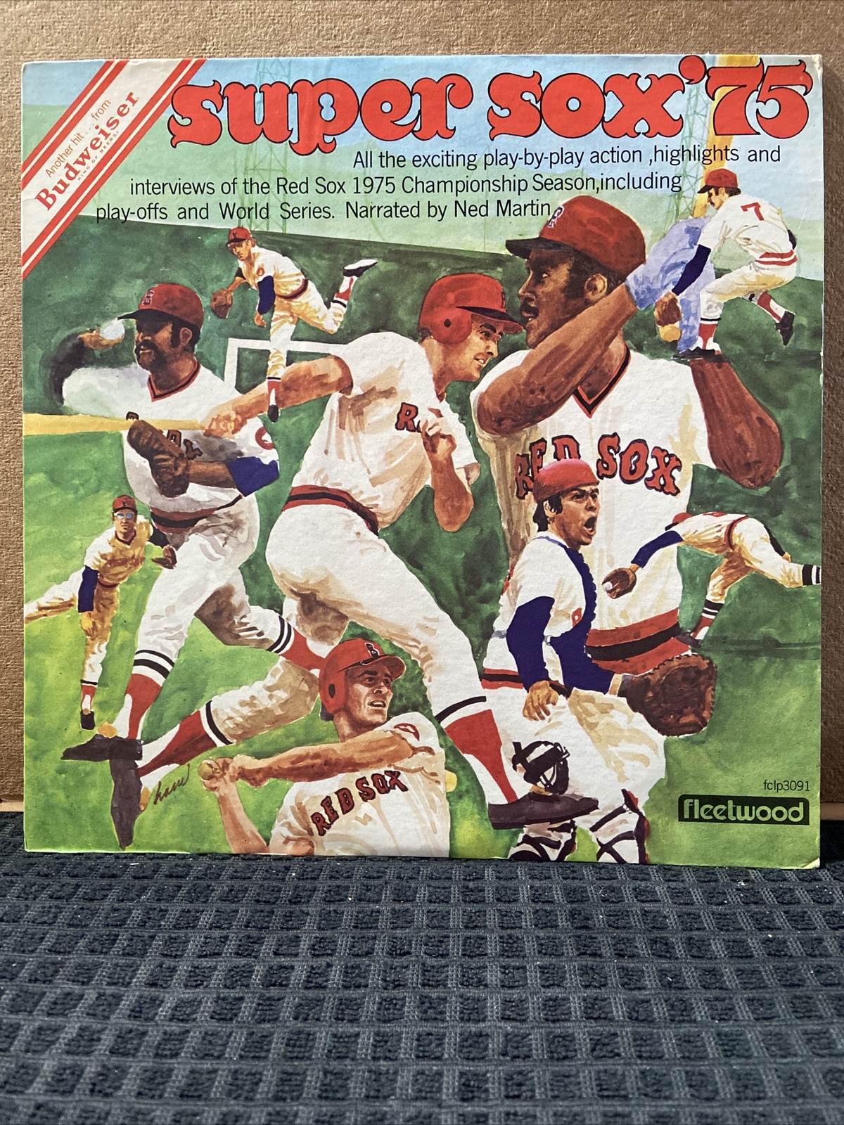 Super Sox ’75 LP Boston Red Sox Jim Rice Carlton Fisk Luis Tiant Yaz 1975/SEALED