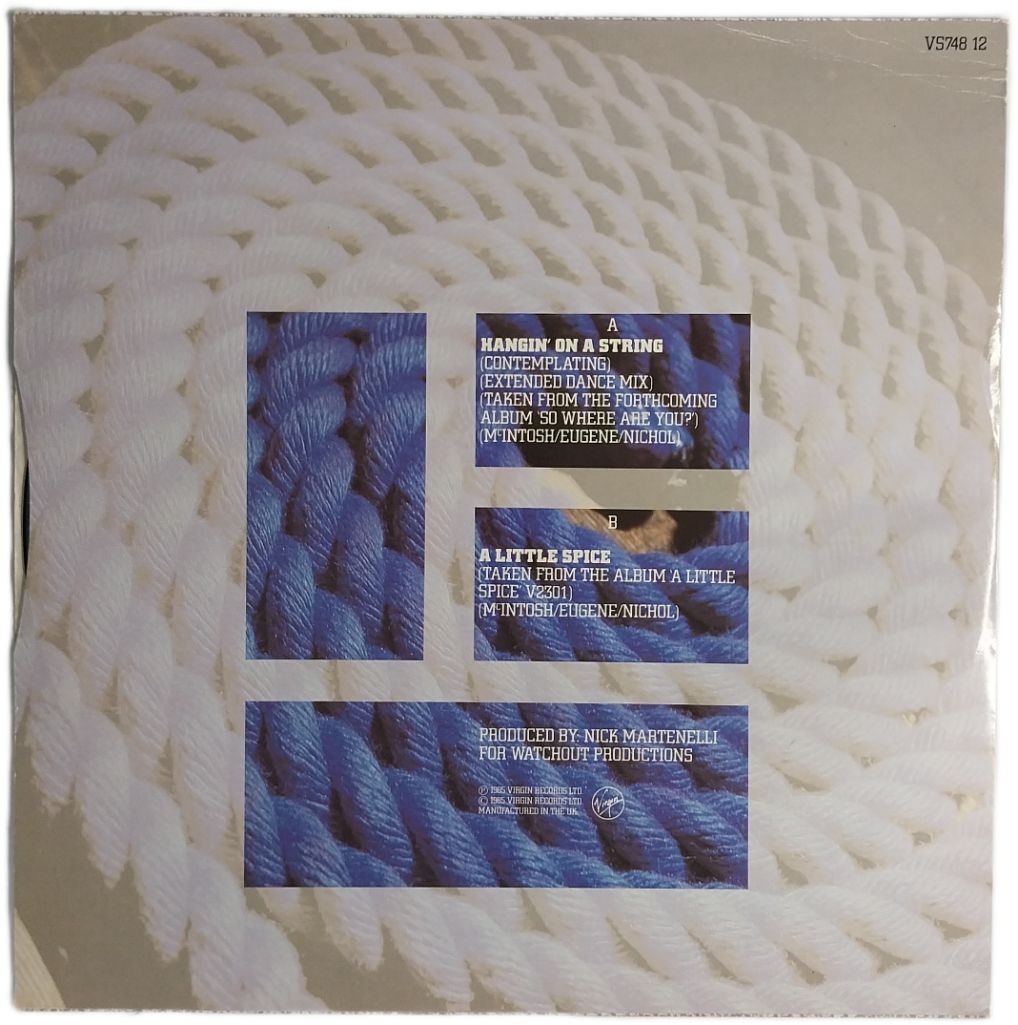 Loose Ends Hangin’ On A String (Contemplating) 12″ EP (1985) Virgin VS 748 12