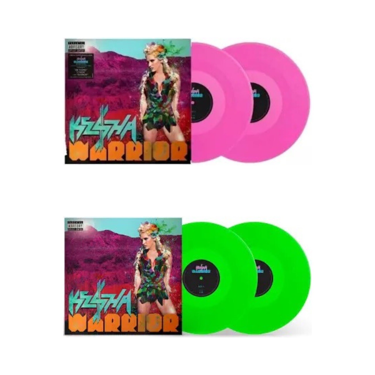 *MINT* Kesha- Warrior (Pink And Green Exclusive Pressing)