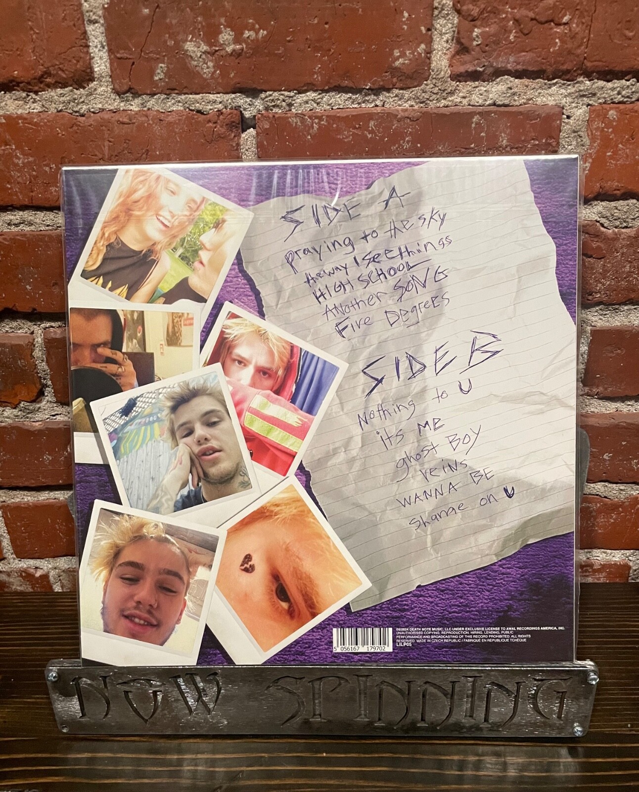 Lil Peep: Part One LP Purple Pantone w/ Glitter Vinyl