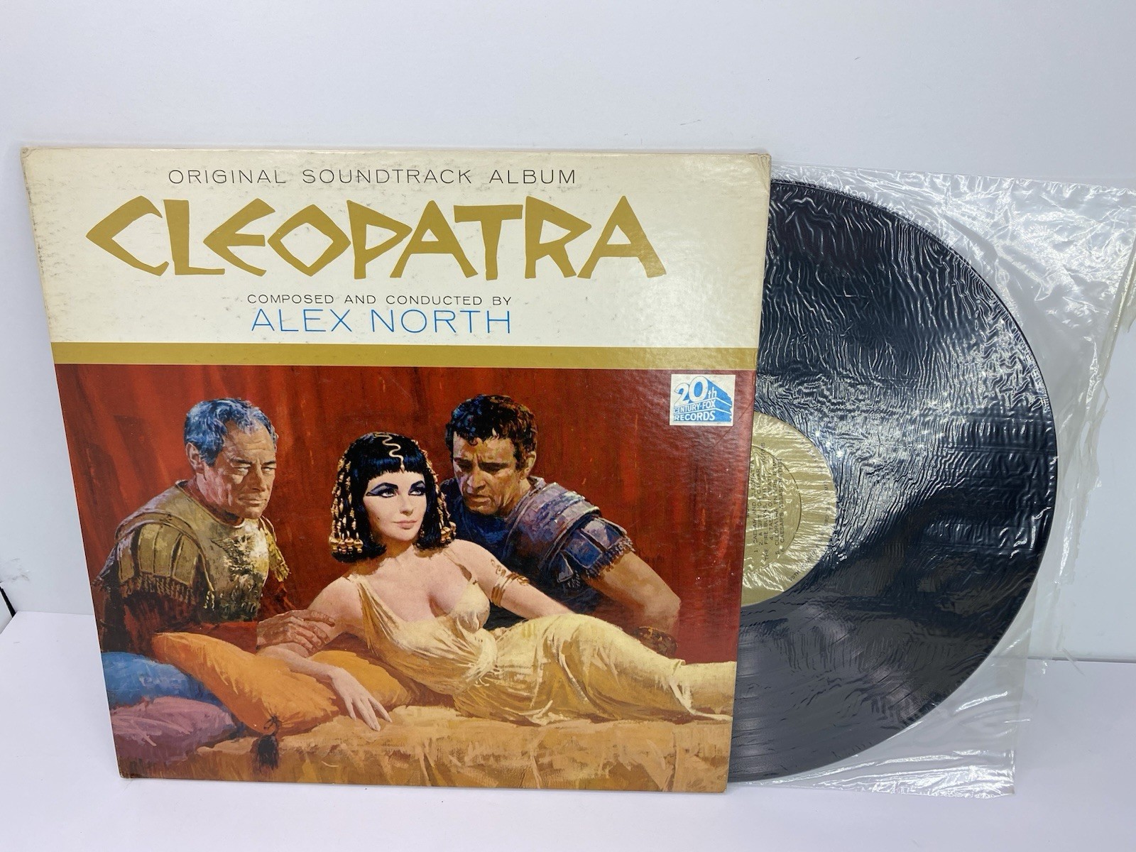 CLEOPATRA OST Alex North 20TH CENTURY-FOX LP gatefold