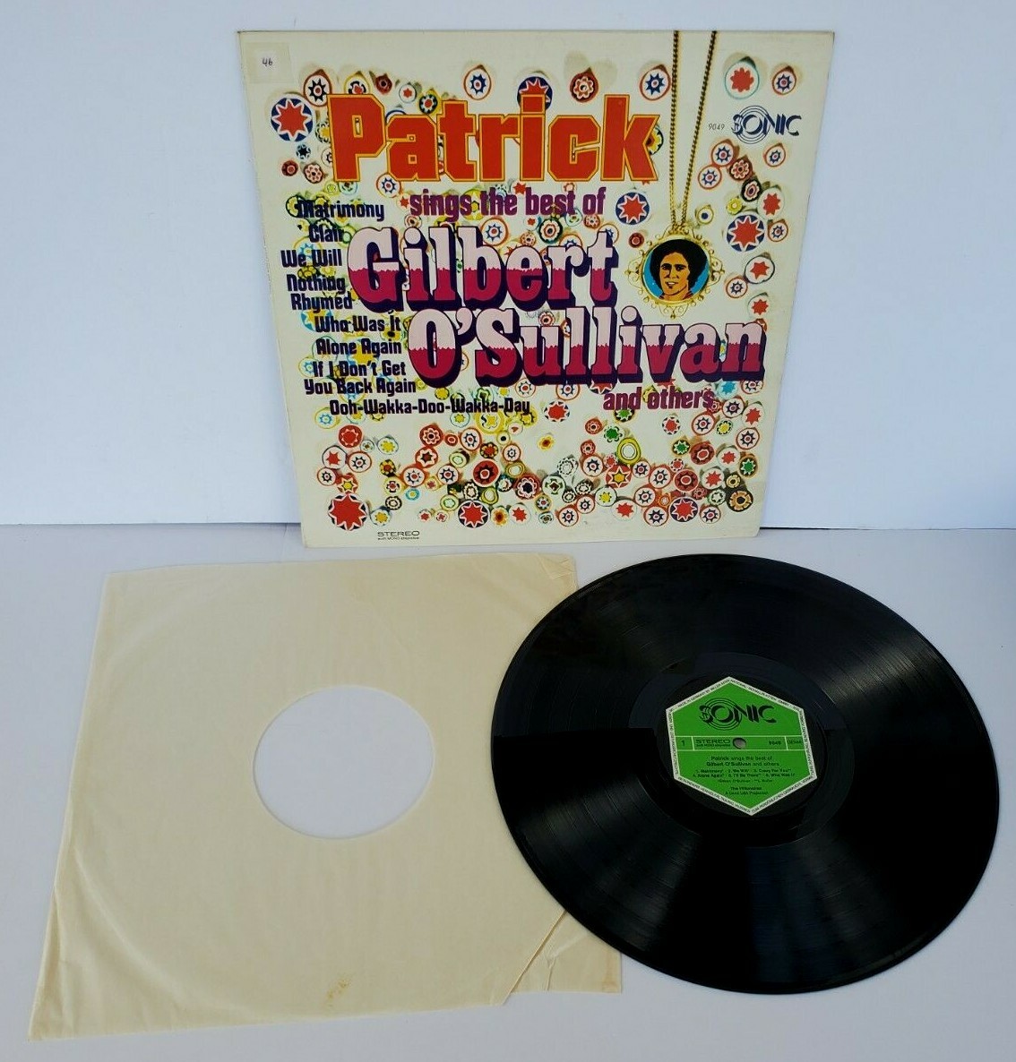 Lot of 2 GILBERT O’SULLIVAN Records “Back To Front” & Sings the Best Of” Germany