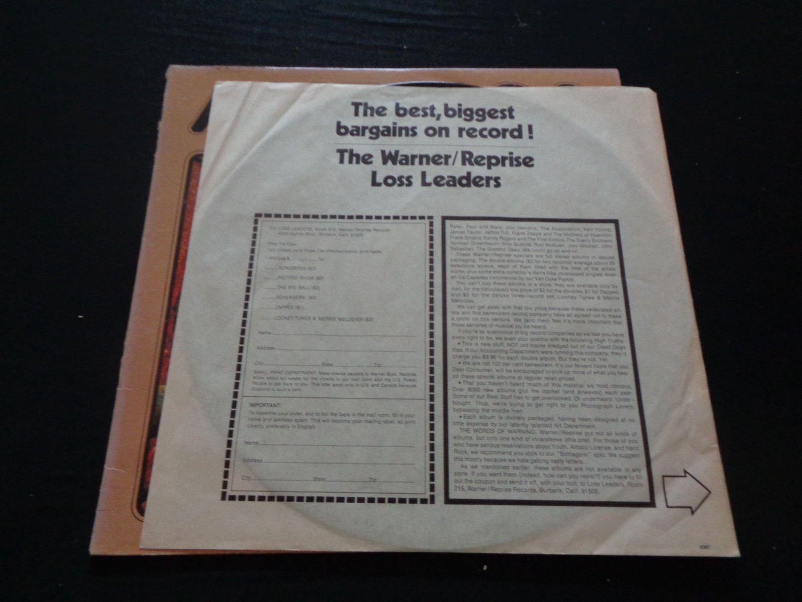 AMERICA Self-Titled Band Album AMERICA 1971 WARNER BROS Vintage Record Vinyl LP