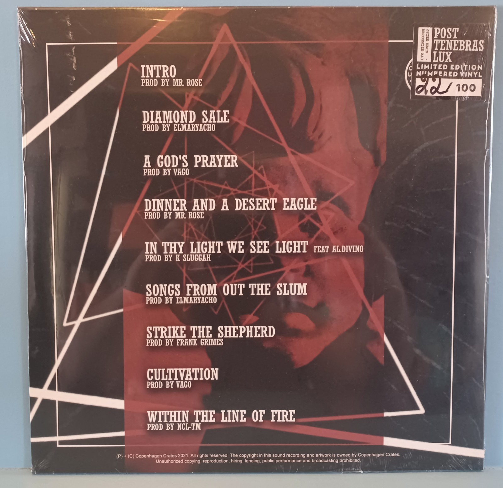 Recognize Ali Estee Nack Post Tenebras Lux Al Divino rome streetz 1st Pressing