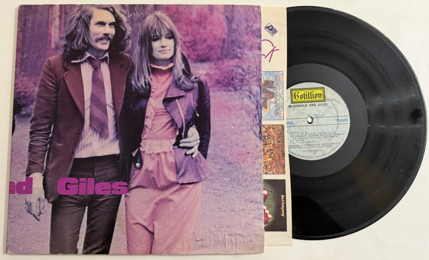 McDonald And Giles Gatefold LP – Cotillion SD 9042 Psych Prog Rock CLEAN