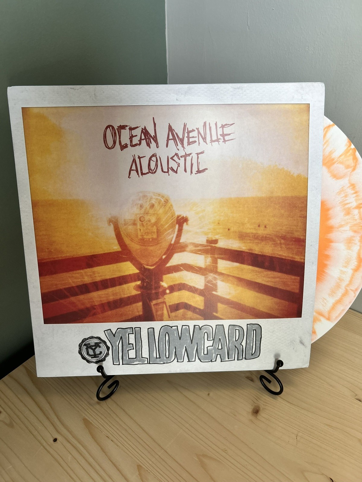 Yellowcard – Ocean Avenue Acoustic (white / orange smash) 2016 release
