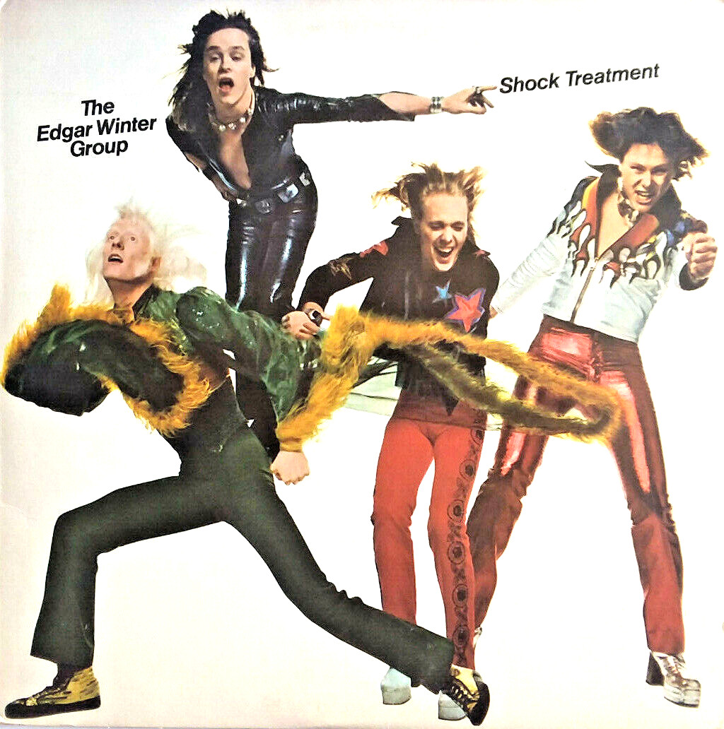 EDGAR WINTER GROUP – Shock Treatment – Vinyl LP 1st Press 1974 Epic PE 32461