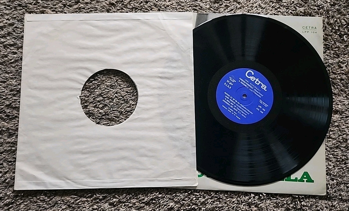 CLAUDIO VILLA LP CONCERTO ALLA CARNEGIE HALL 1961 CETRA LPP 104