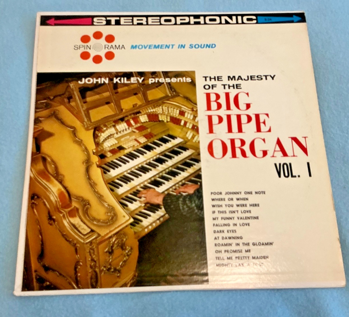 John Kiley-The Majesty Of The Big Pipe Organ Vol. I 1959 M-24 Vinyl 12”