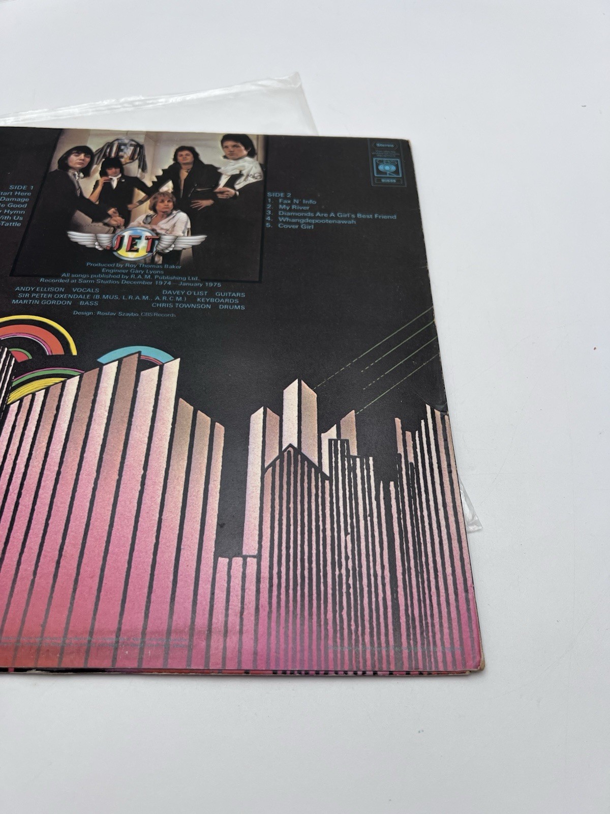 JET JET 1975 Import UK Jem FIRST PRESS VINYL LP CBS80699 33 RPM