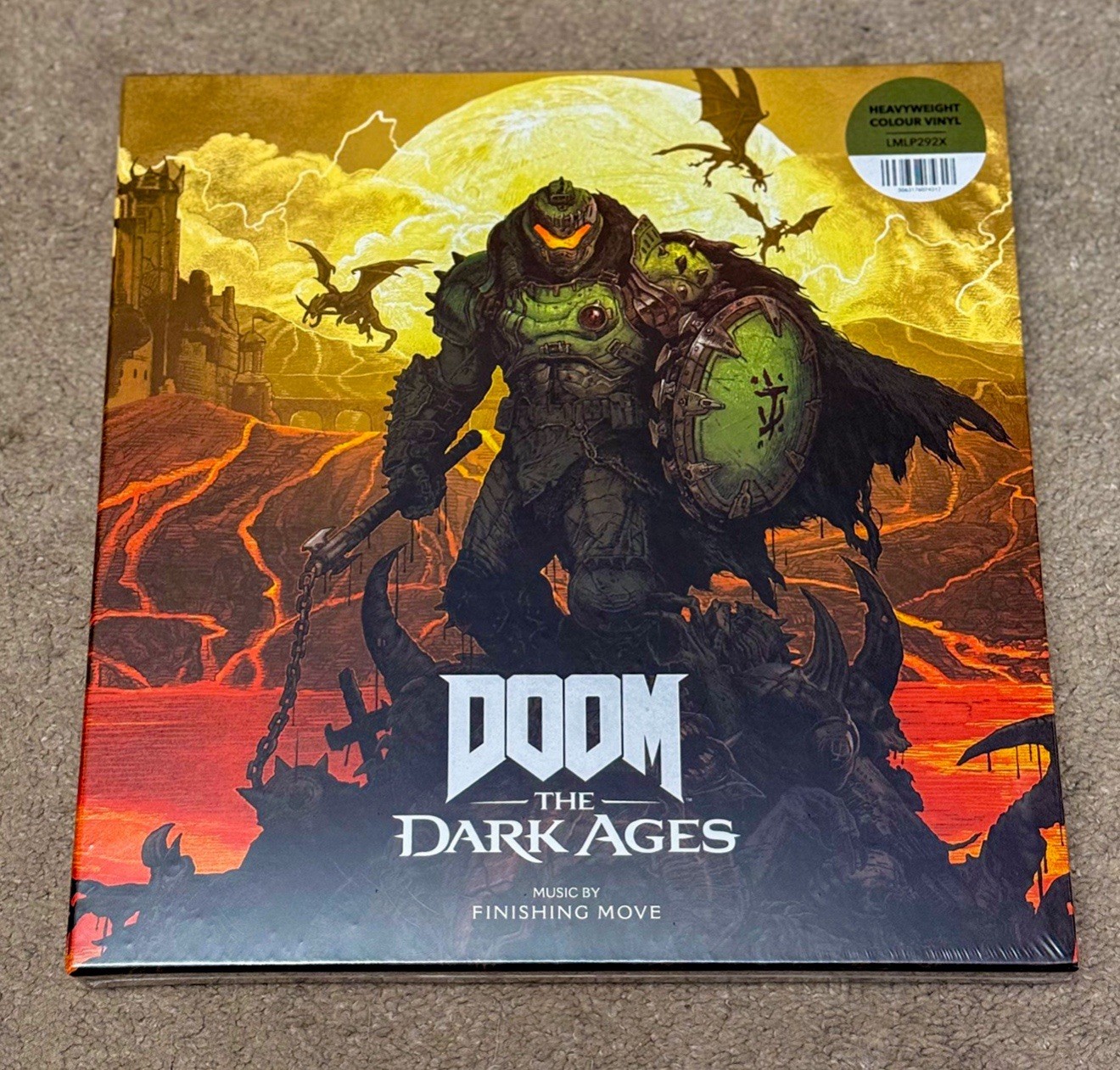 DOOM: The Dark Ages Laced Records Exclusive 4LP Vinyl Boxset Red & Black Marble