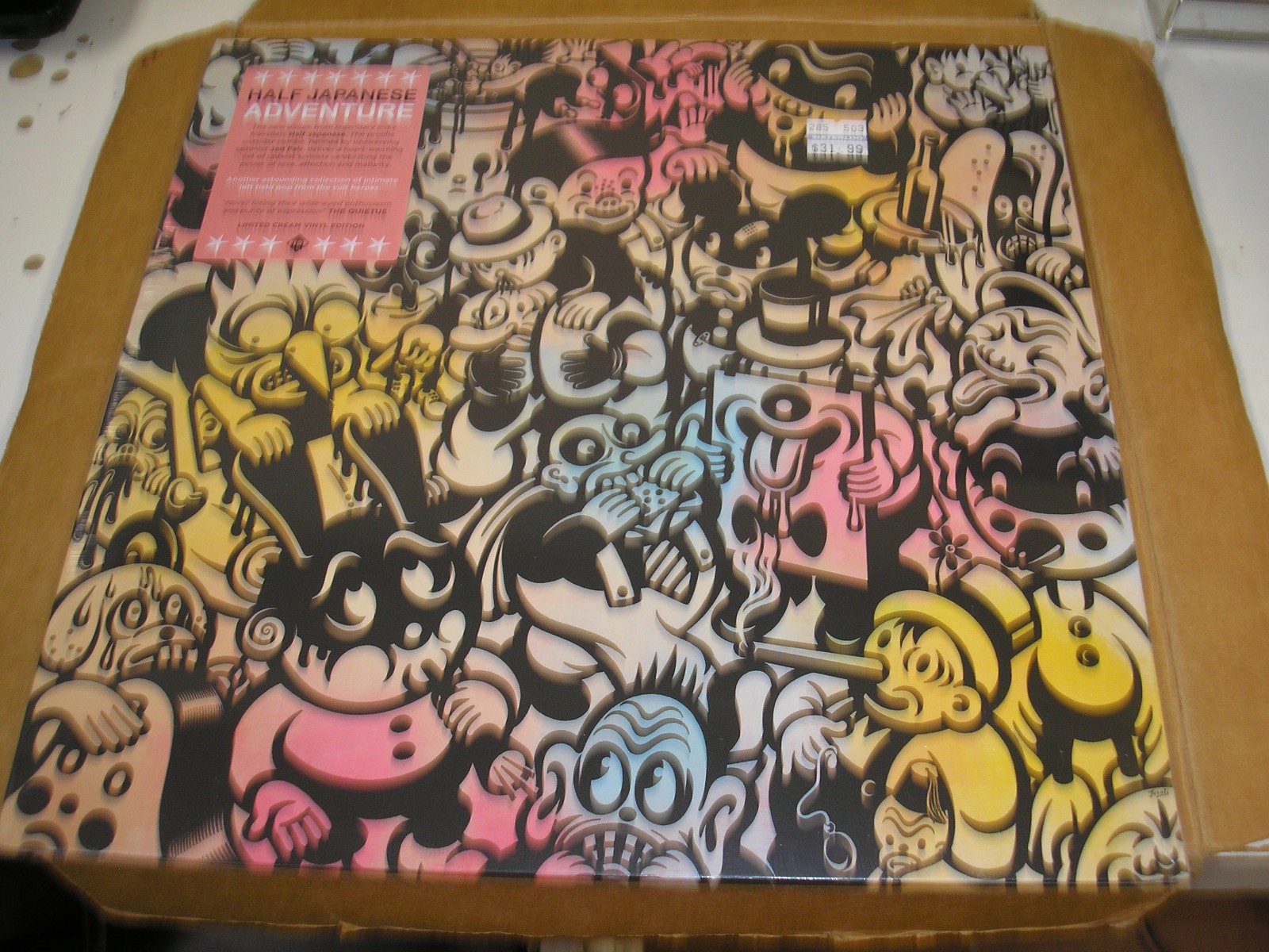 Half Japanese – Adventure LP new sealed Fire cream vinyl indie rock pop