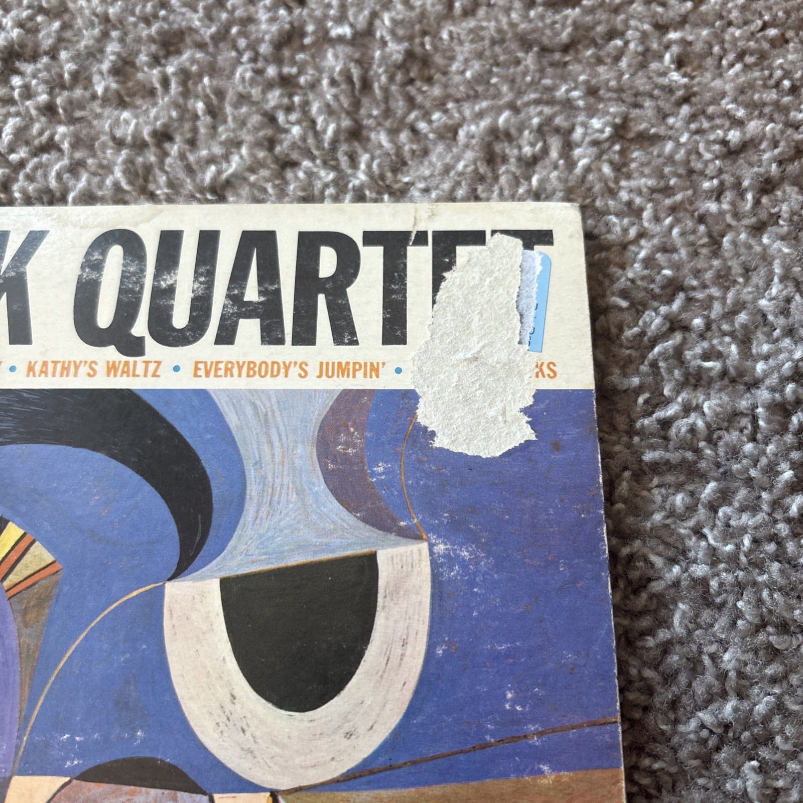 The Dave Brubeck Quartet/Time Out Colombia Records 1959 Mono OG No CBS VG