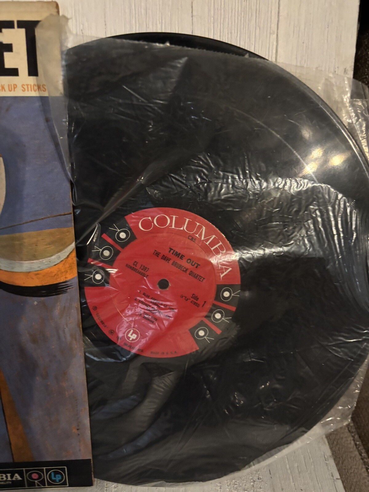 Dave Brubeck Quartet Time Out LP Record Album Vinyl 6 Eye Red Label