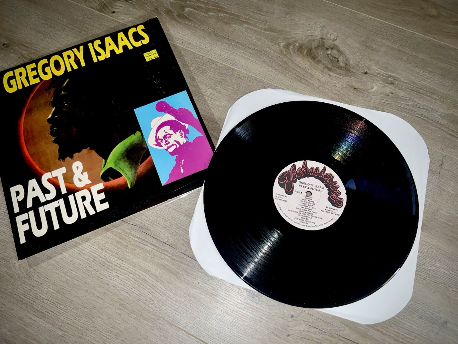 Reggae Vinyl Gregory Isaacs Past & Future LP Repress You’re The One For Me VG