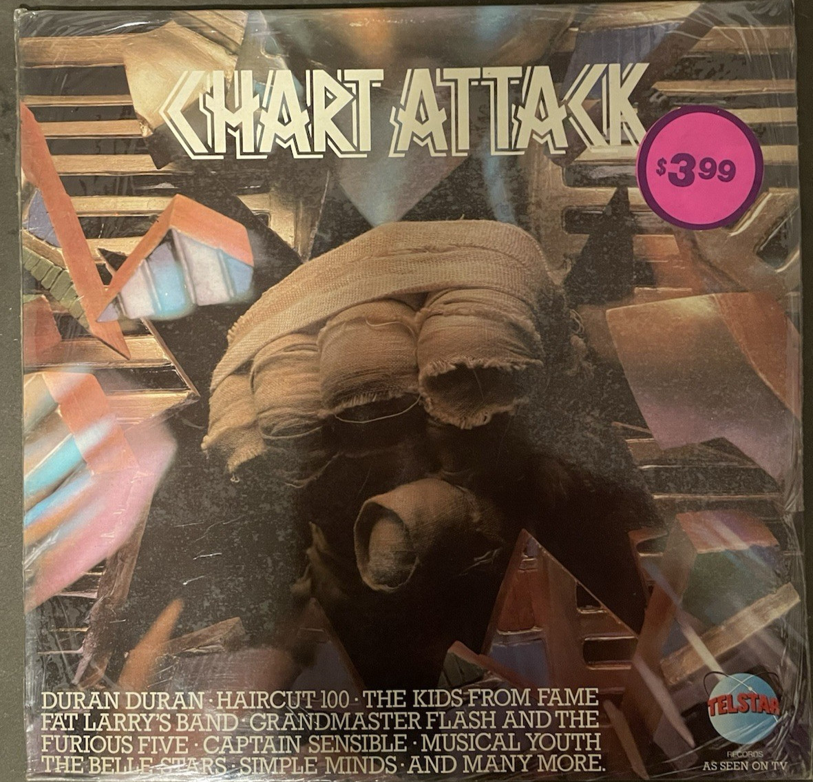 Chart Attack- U.K. Compilation Vinyl LP (Telstar) (1982) – Near-Mint