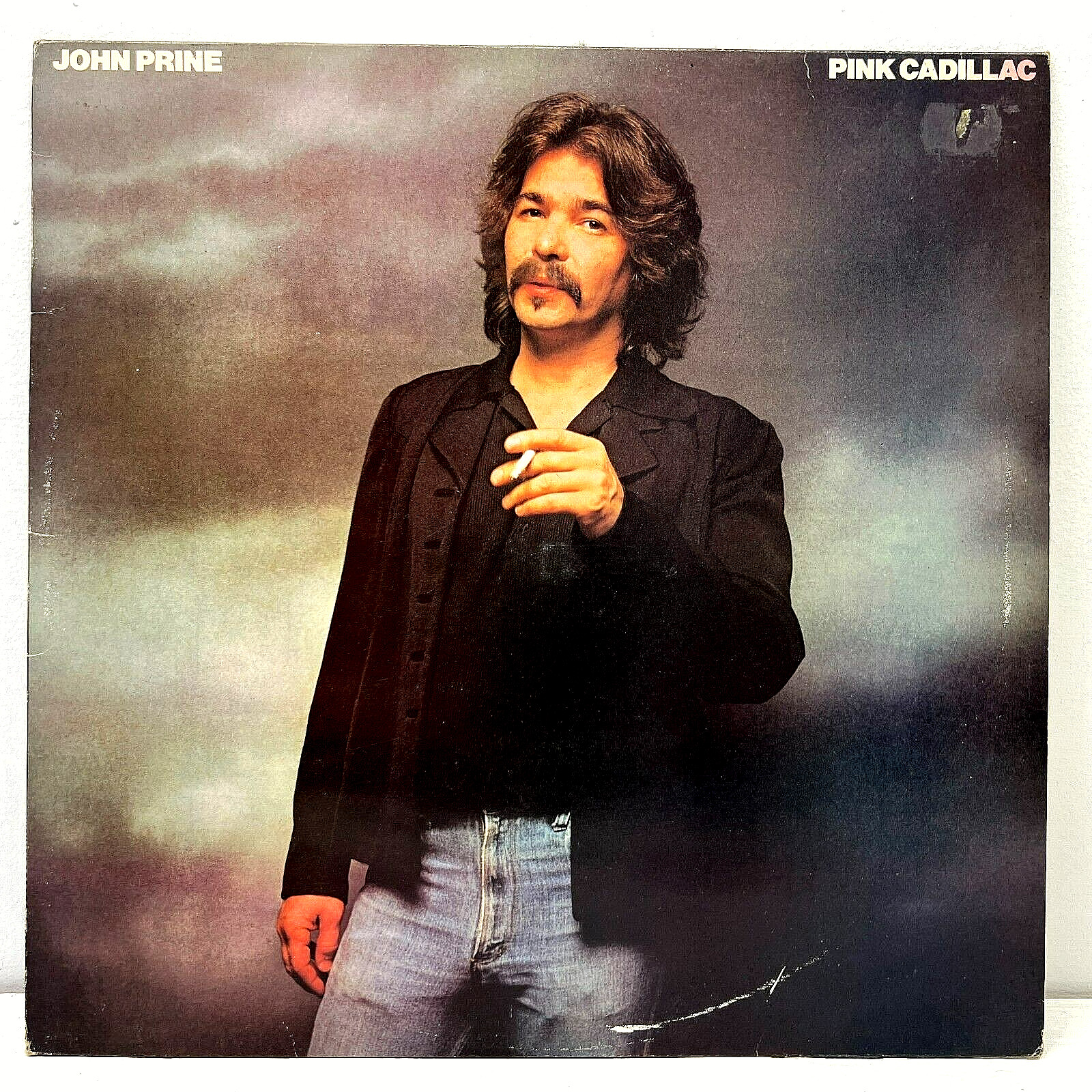 John Prine Pink Cadillac 1979 Vinyl Asylum Records 1st Press UK Import