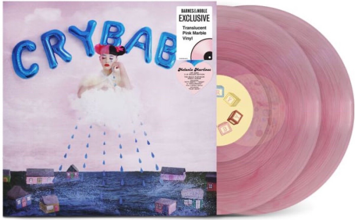 MELANIE MARTINEZ CRY BABY TRANSLUCENT PINK MARBLE VINYL 2Lp
