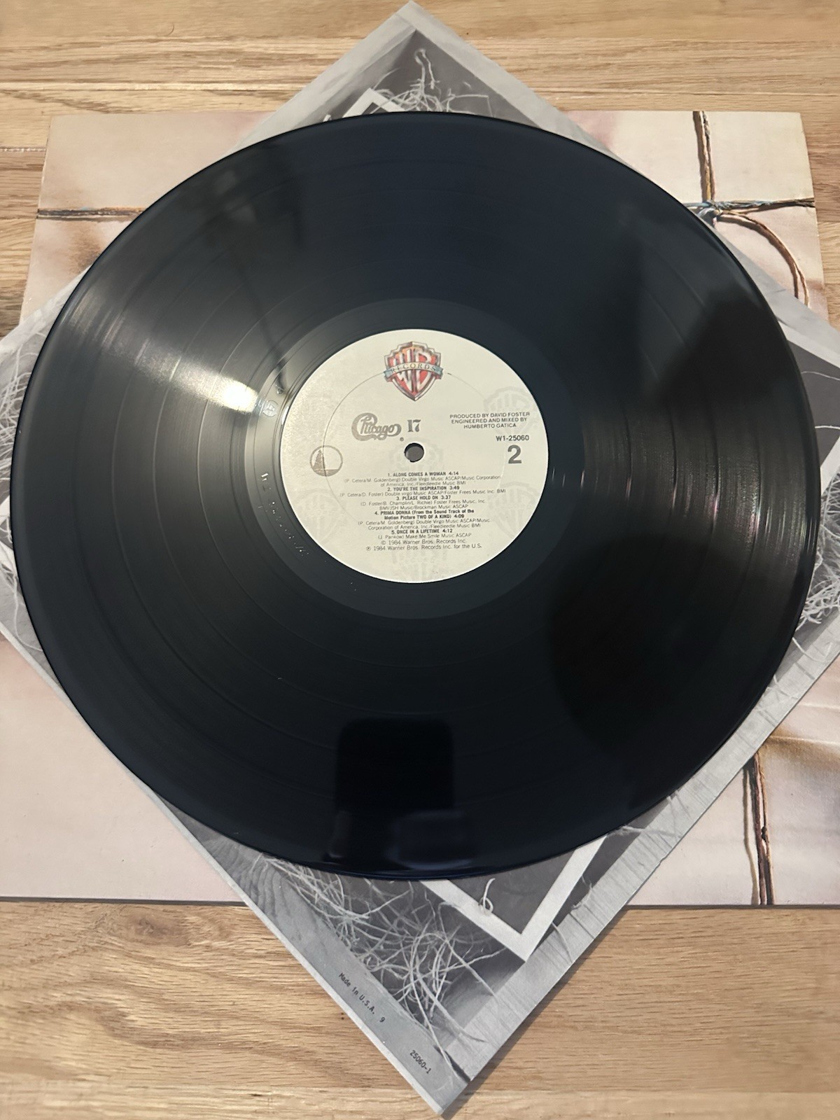 CHICAGO 17 Vinyl LP Record Warner Bros. W1-25060 First Issue 1984 FULL MOON EX