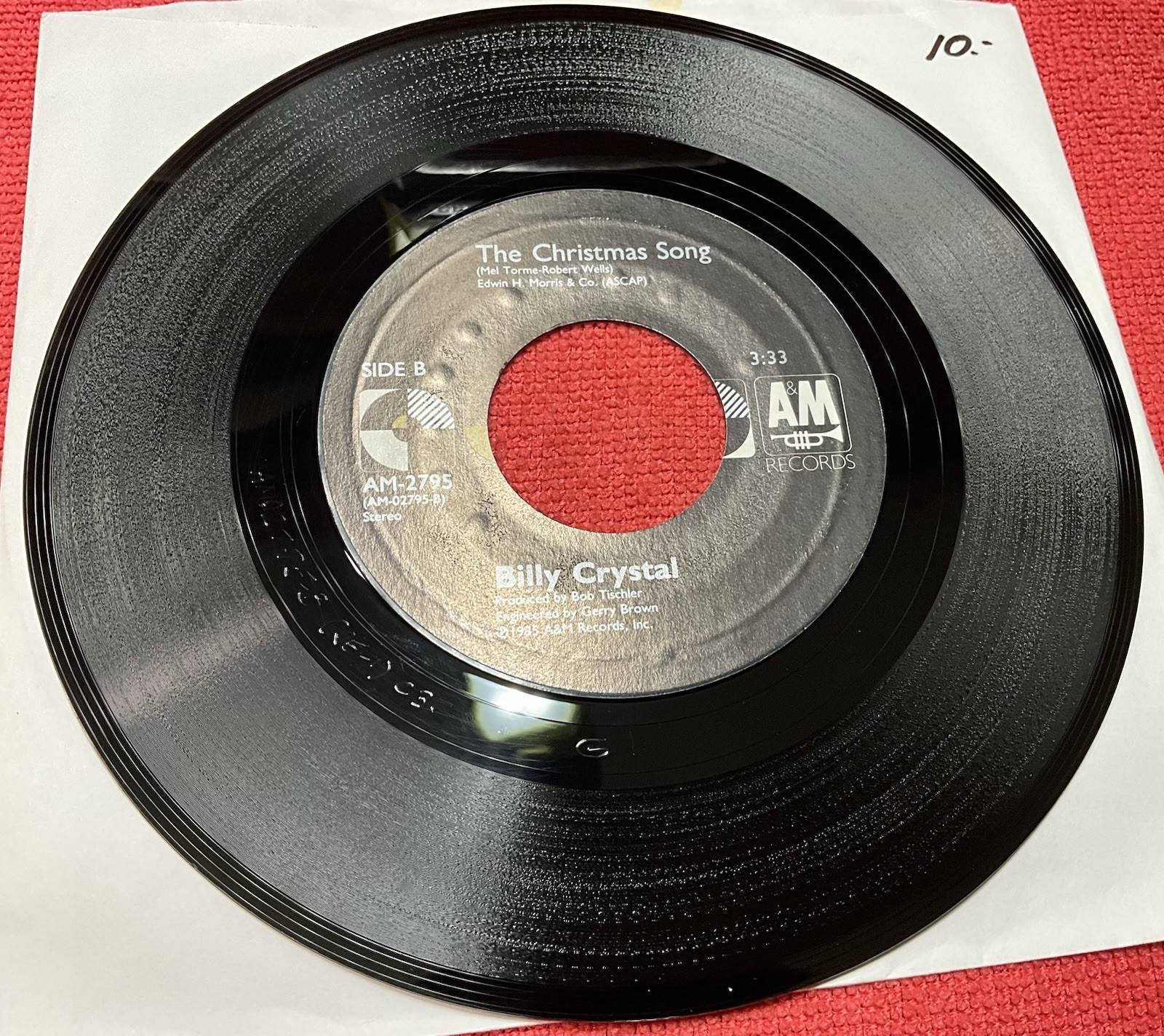 Christmas 45 Billy Crystal – The Christmas Song / The Christmas Song On A&M Reco