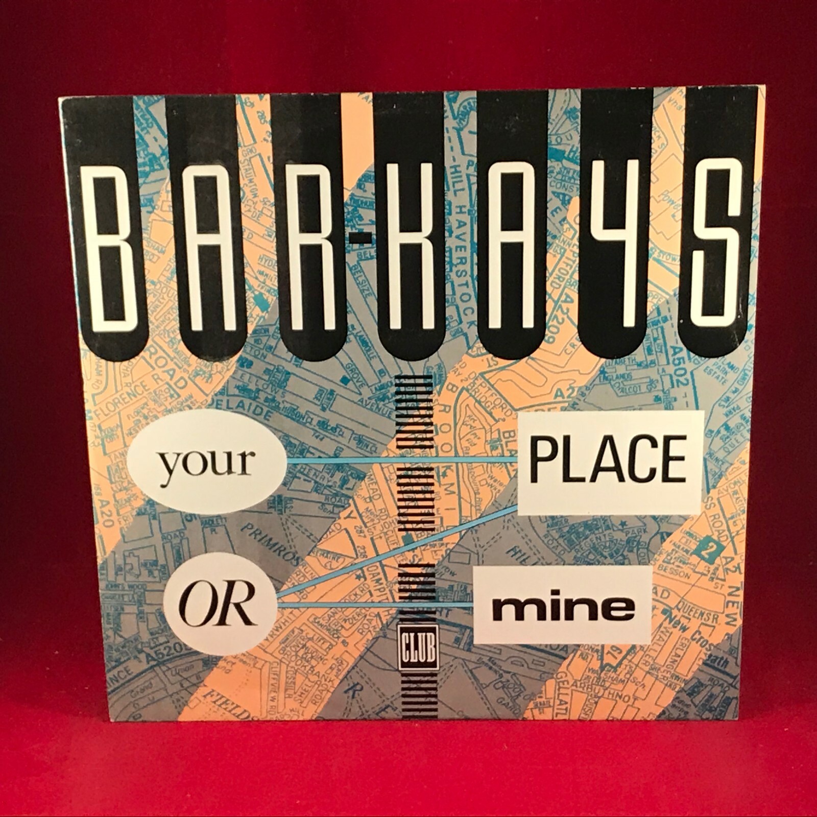BAR-KAYS Your Place Or Mine – 1985 UK 12” vinyl single EClub record