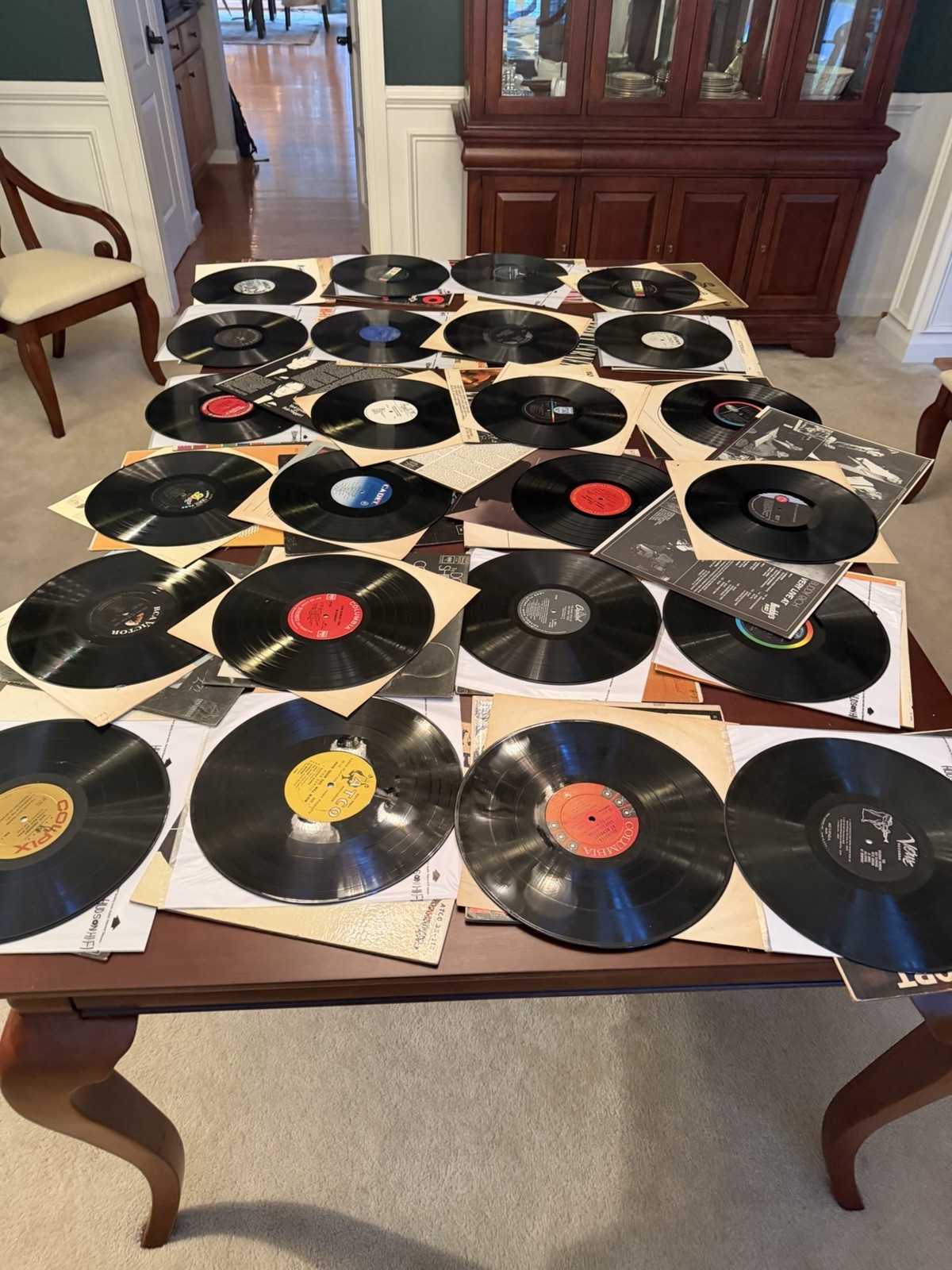 24 Vintage Jazz LP Record Lot Ellington Armstrong Nat King Cole Ramsey Lewis