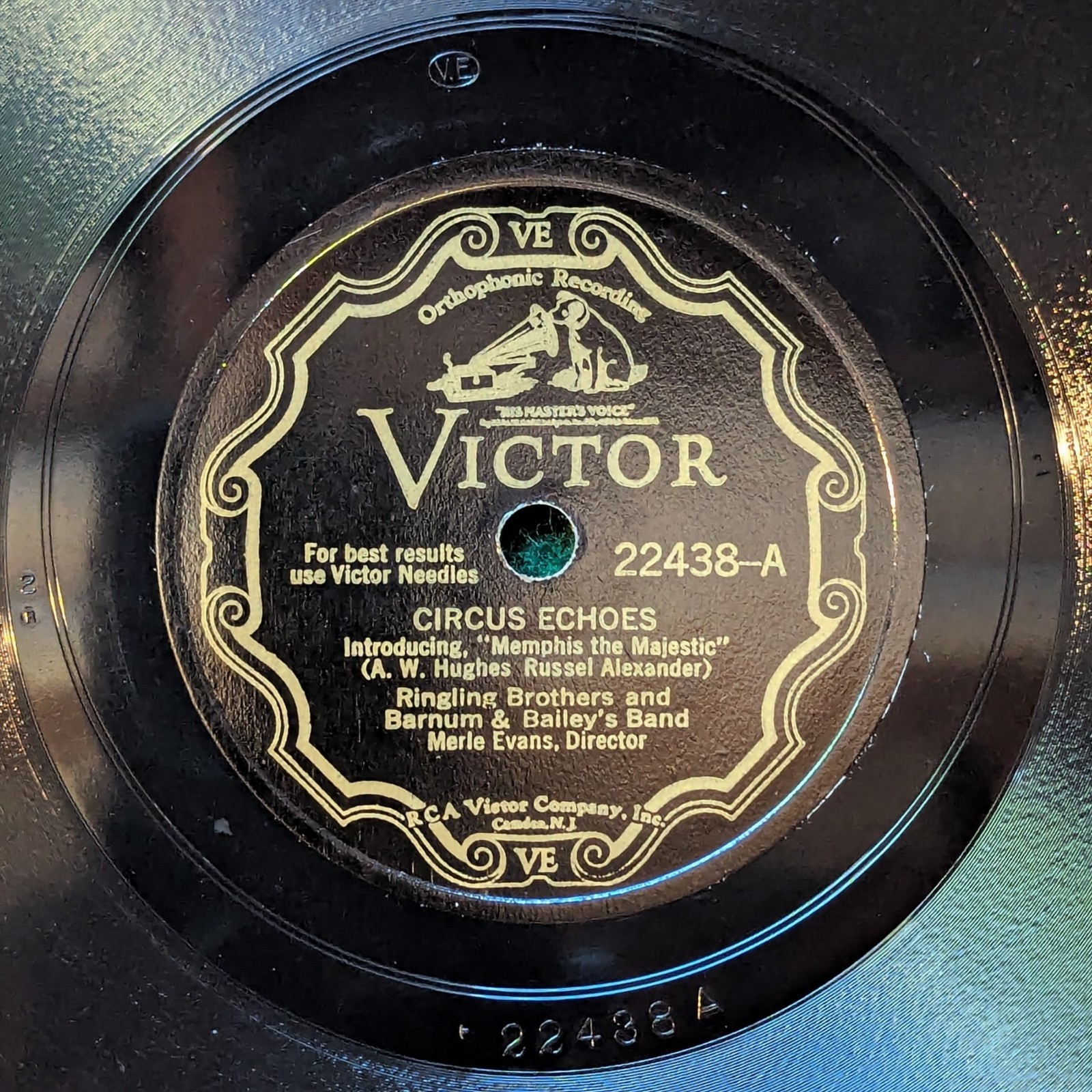 Ringling Brothers – Circus Echoes / Entry of the Gladiators (1930) 78 RPM 22438