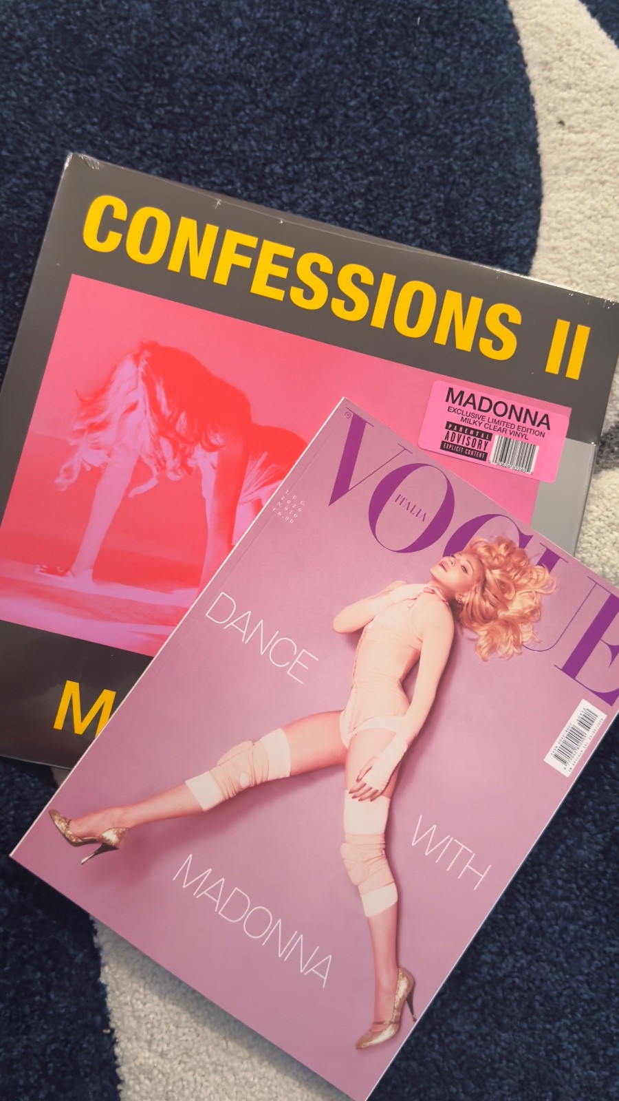 Madonna Confessions 2 – Limited Edition Miky Clear Vinyl + Vogue Italia