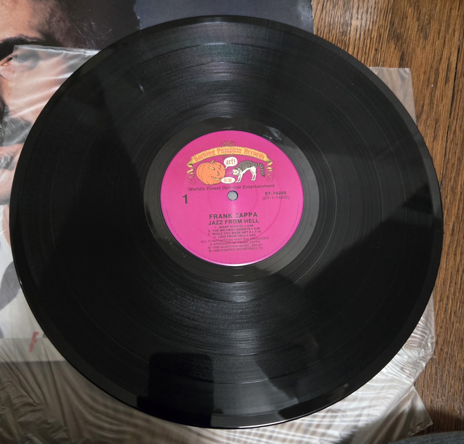 Frank Zappa– Jazz From Hell LP (1986 Barking Pumpkin ST-74205) Original US Press