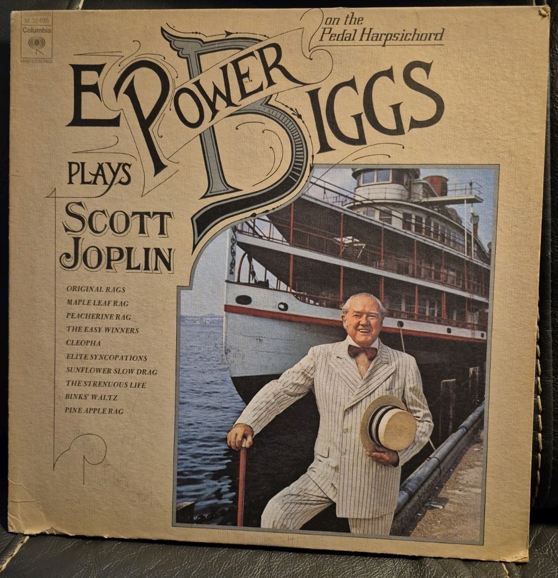 E. Power Biggs Plays Scott Joplin On The Pedal Harpsichord M-32495 Vinyl 12”