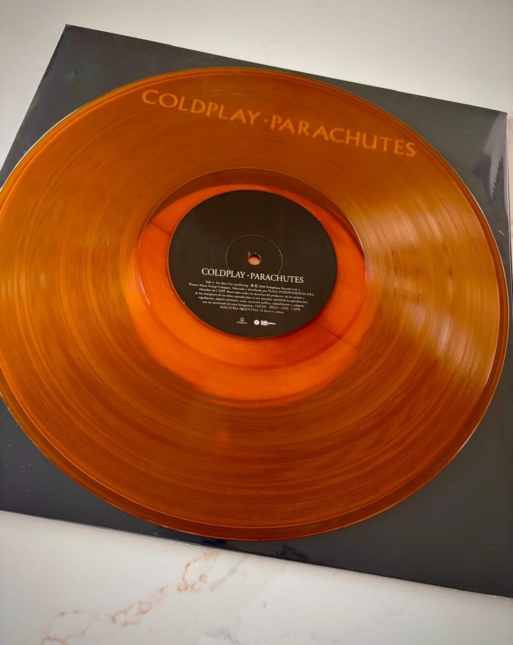 COLDPLAY – PARACHUTES (New 180-Gram Colored LP Sealed Vinyl)