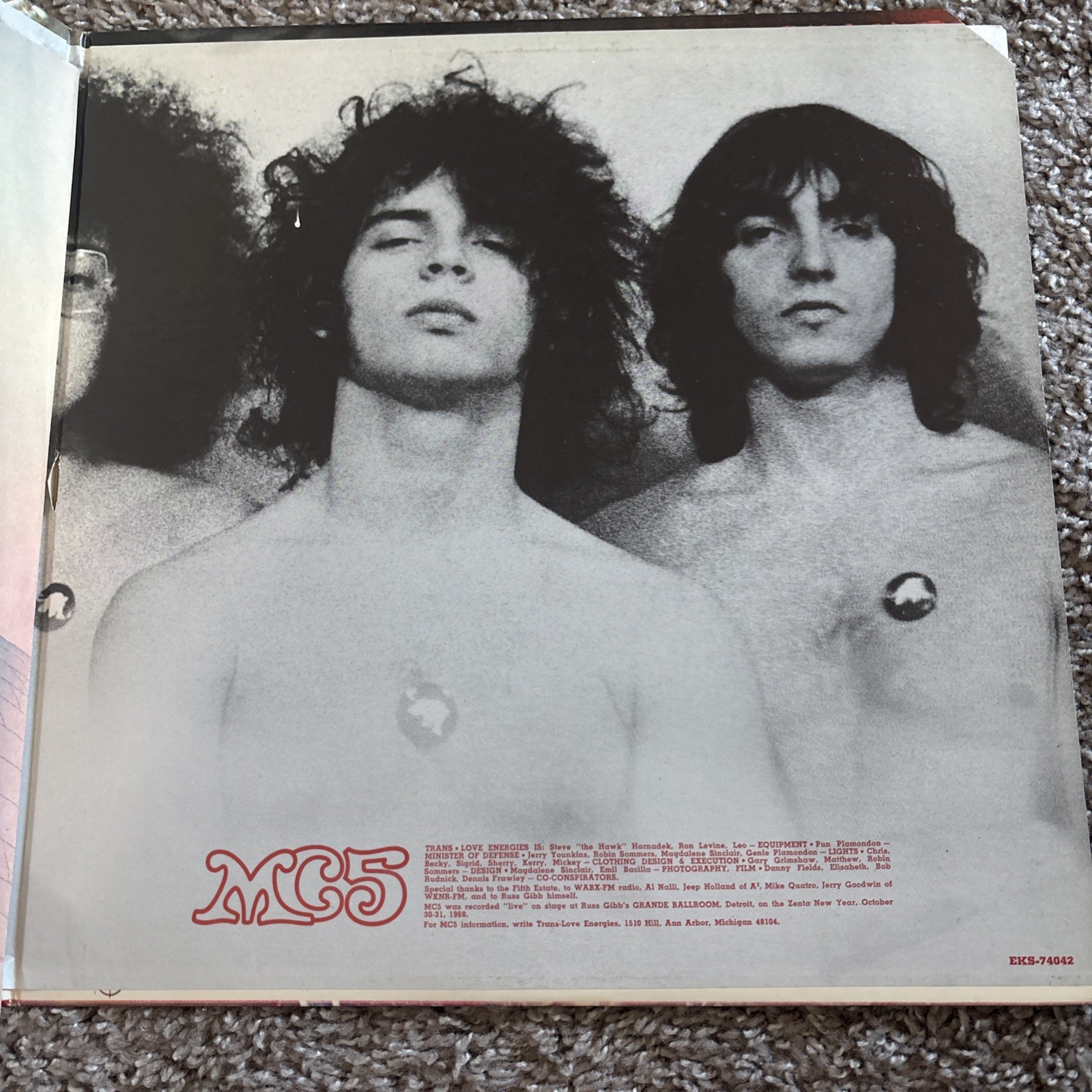MC5/ Kick Out The Jams Elektra Records Uncensored Reissue 1970 VG++
