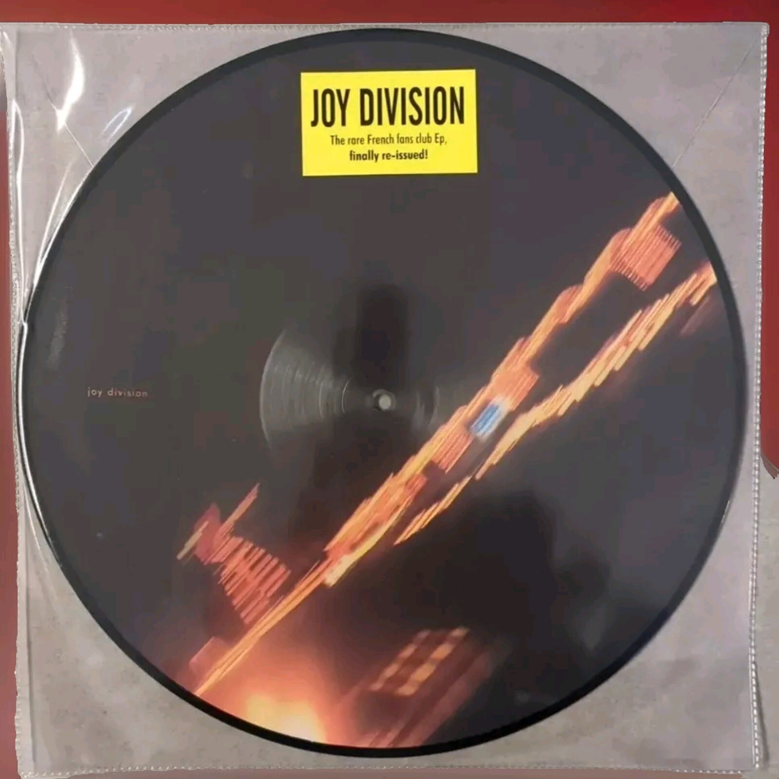 JOY DIVISION – TRANSMISSION – PICTURE DISC – RE-ISSUE VINYL LP – NEW – Record