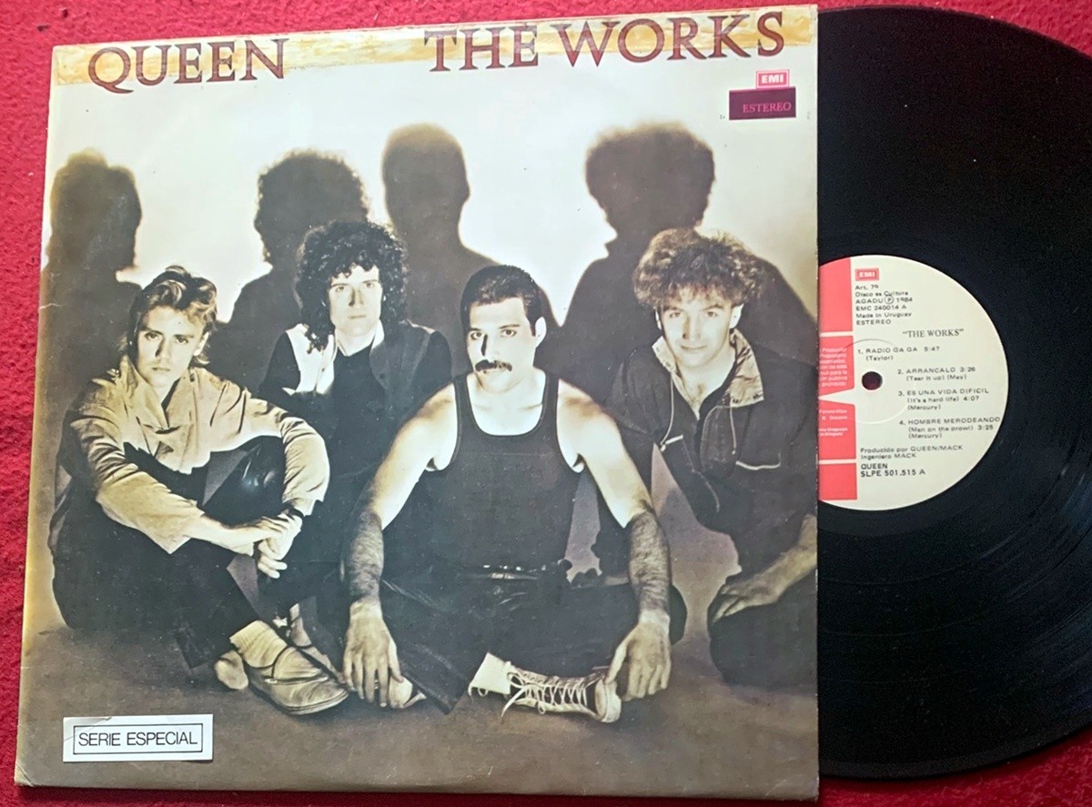 QUEEN – THE WORKS – Includes LYRICS SHEET – URUGUAY